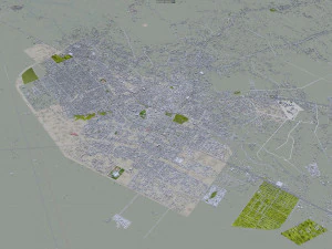 Karbala city iraq 40km 3D Model