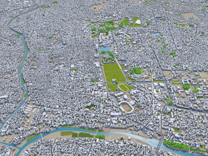 Kathmandu city nepal 40km Modelo 3D