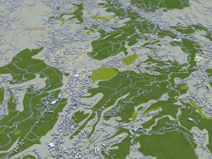Kathmandu city nepal 40km 3D Model
