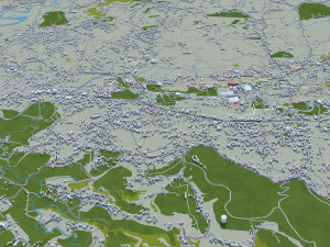 Kathmandu city nepal 40km Modelo 3D