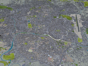 Kathmandu city nepal 40km Modelo 3D