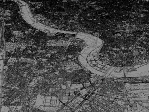 Kawasaki city japan 50km Model 3D