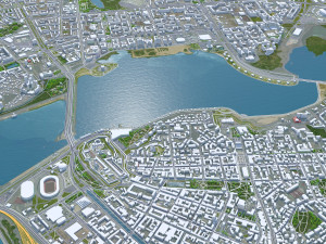 Kazan city russia 70km 3D मॉडल