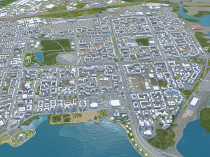 Kazan city russia 70km 3D मॉडल