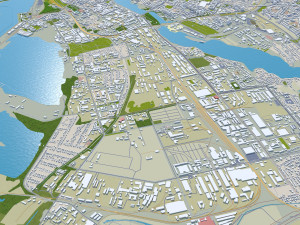 Kazan city russia 70km 3D मॉडल