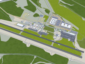 Kazan city russia 70km 3D Model