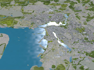 Kazan city russia 70km 3D मॉडल