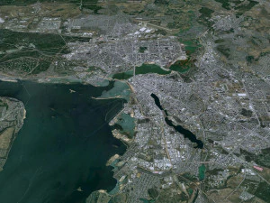 Kazan city russia 70km 3D Model