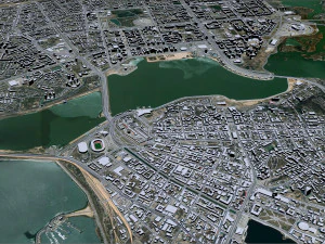 Kazan city russia 70km 3D Model