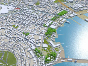 Kerch city crimea 80km 3D Model