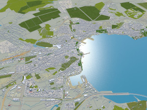 Kerch city crimea 80km Modello 3D