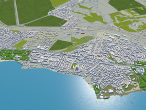 Kerch city crimea 80km Modello 3D