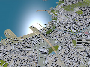 Kerch city crimea 80km Modello 3D