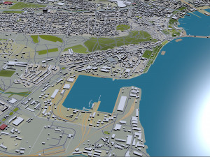 Kerch city crimea 80km Modello 3D