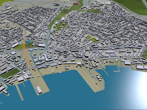 Kerch city crimea 80km Modello 3D