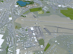 Kharkiv city ukraine 60 km 3D Model