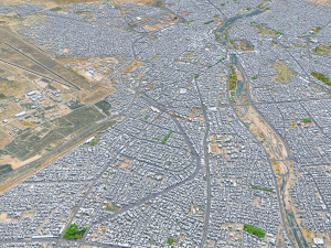 Kirkuk city iraq 50km Modelo 3D
