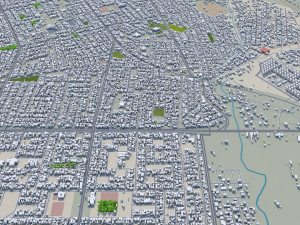 Kirkuk city iraq 50km Modelo 3D