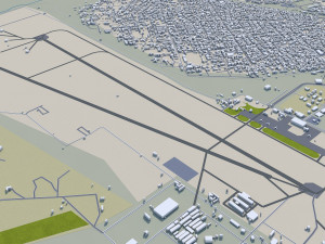 Kirkuk city iraq 50km Modelo 3D