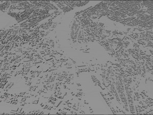 Kirkuk city iraq 50km Modelo 3D