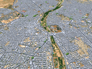 Kirkuk city iraq 50km Modelo 3D
