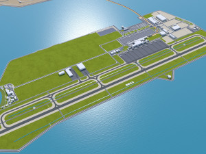 Kobe city japan 80km 3D-Modell