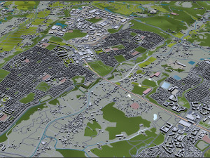Kobe city japan 80km 3D-Modell