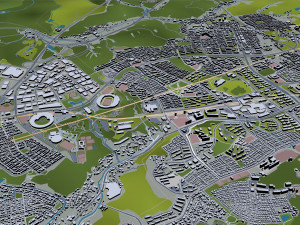 Kobe city japan 80km 3D-Modell