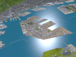 Kobe city japan 80km 3D-Modell