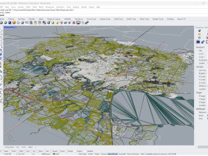 Krasnodar city russia 50km 3D Model