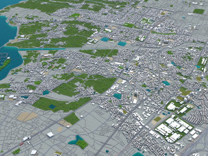 kyoto city japan 80km Modello 3D