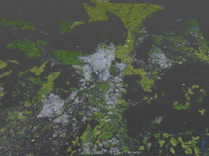 kyoto city japan 80km 3D Model