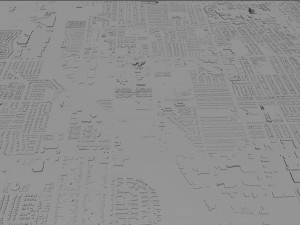 Lancaster city california 70km 3D 模型