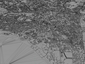 Larnaca city cyprus 30km Model 3D