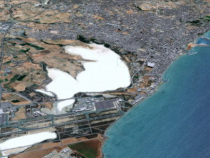 Larnaca city cyprus 30km Model 3D