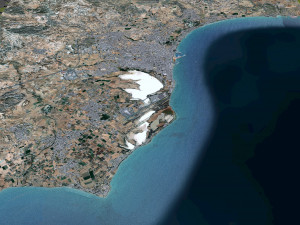 Larnaca city cyprus 30km Model 3D