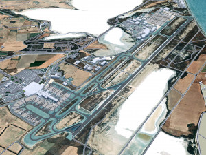 Larnaca city cyprus 30km Model 3D