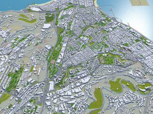 Las palmas de gran canaria city spain 40km Model 3D