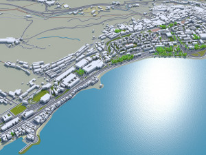 Las palmas de gran canaria city spain 40km Model 3D