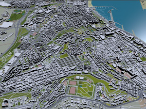 Las palmas de gran canaria city spain 40km Model 3D