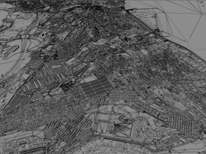 Las palmas de gran canaria city spain 40km Model 3D