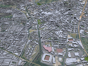 Leicester city england 50km Modelo 3D