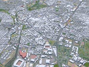 Leicester city england 50km Modelo 3D