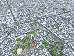 Lima city peru 80km Modello 3D
