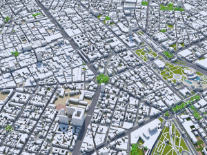 Lima city peru 80km 3D Model