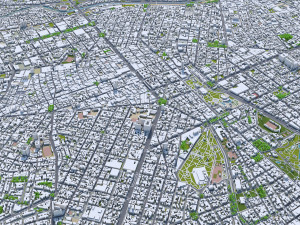 Lima city peru 80km 3D Model