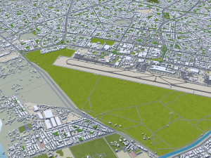 Lima city peru 80km 3D Model