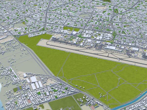 Lima city peru 80km 3D Model