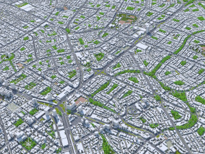 Lima city peru 80km 3D Model