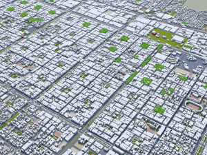 Lima city peru 80km 3D Model